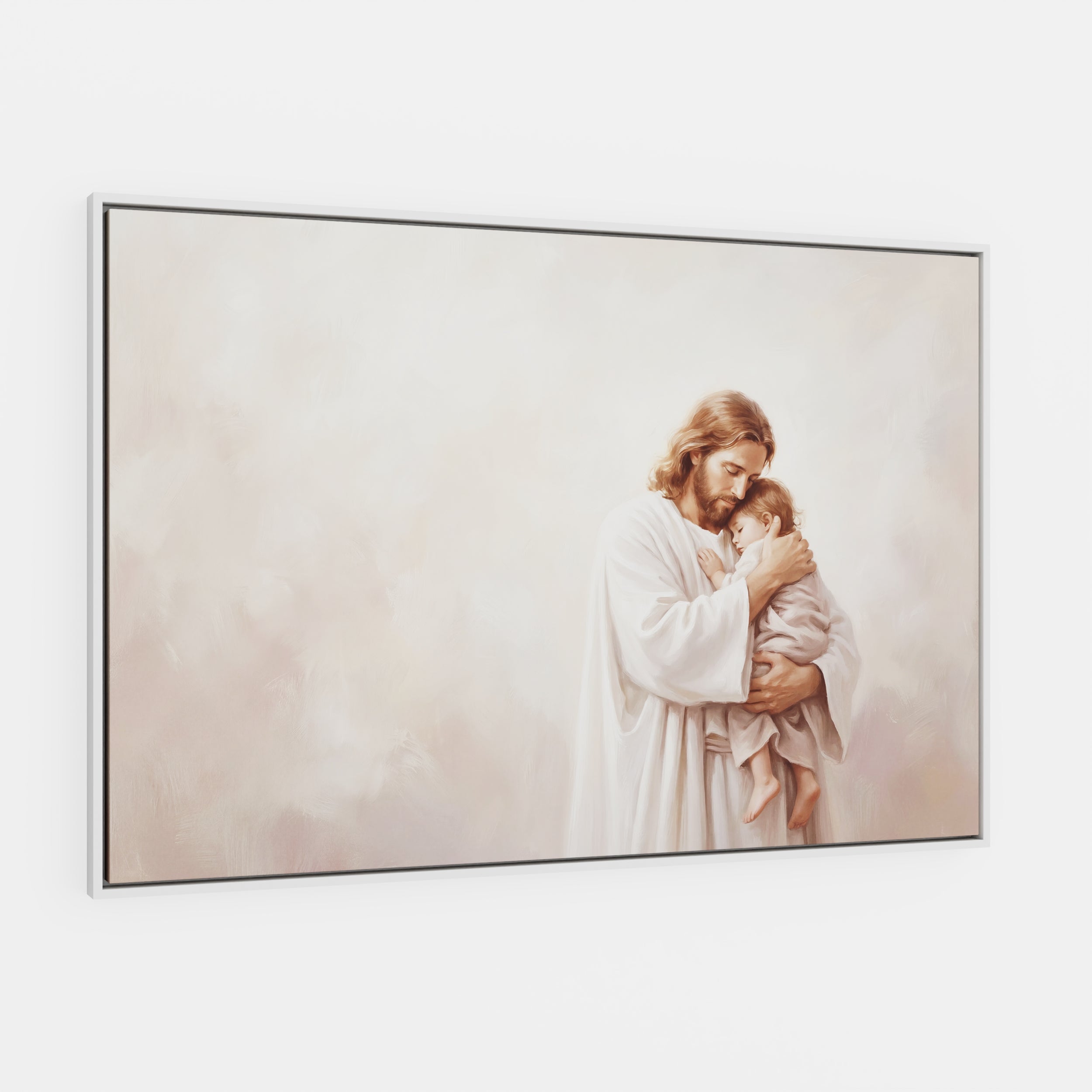 Safe in His Arms - Canvas