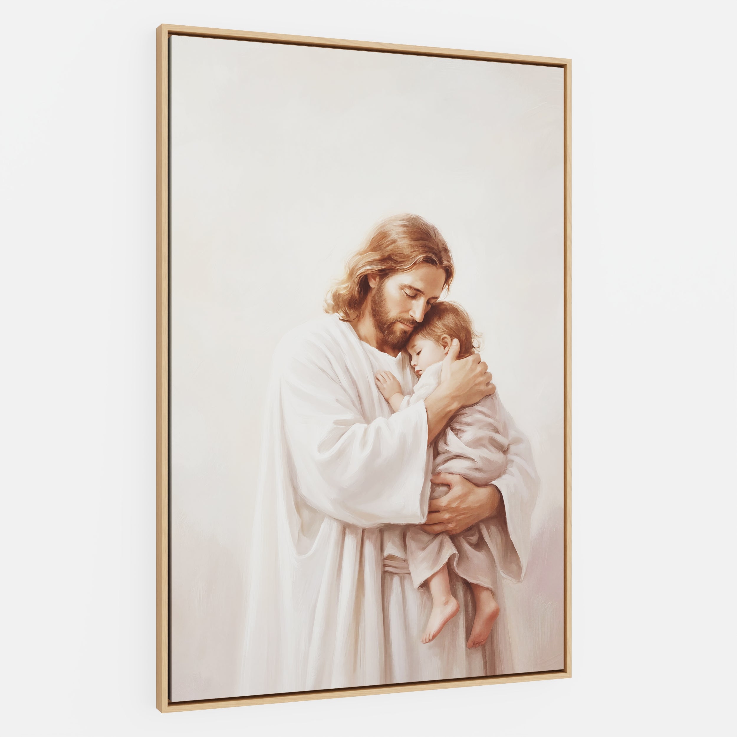 Safe in His Arms - Canvas
