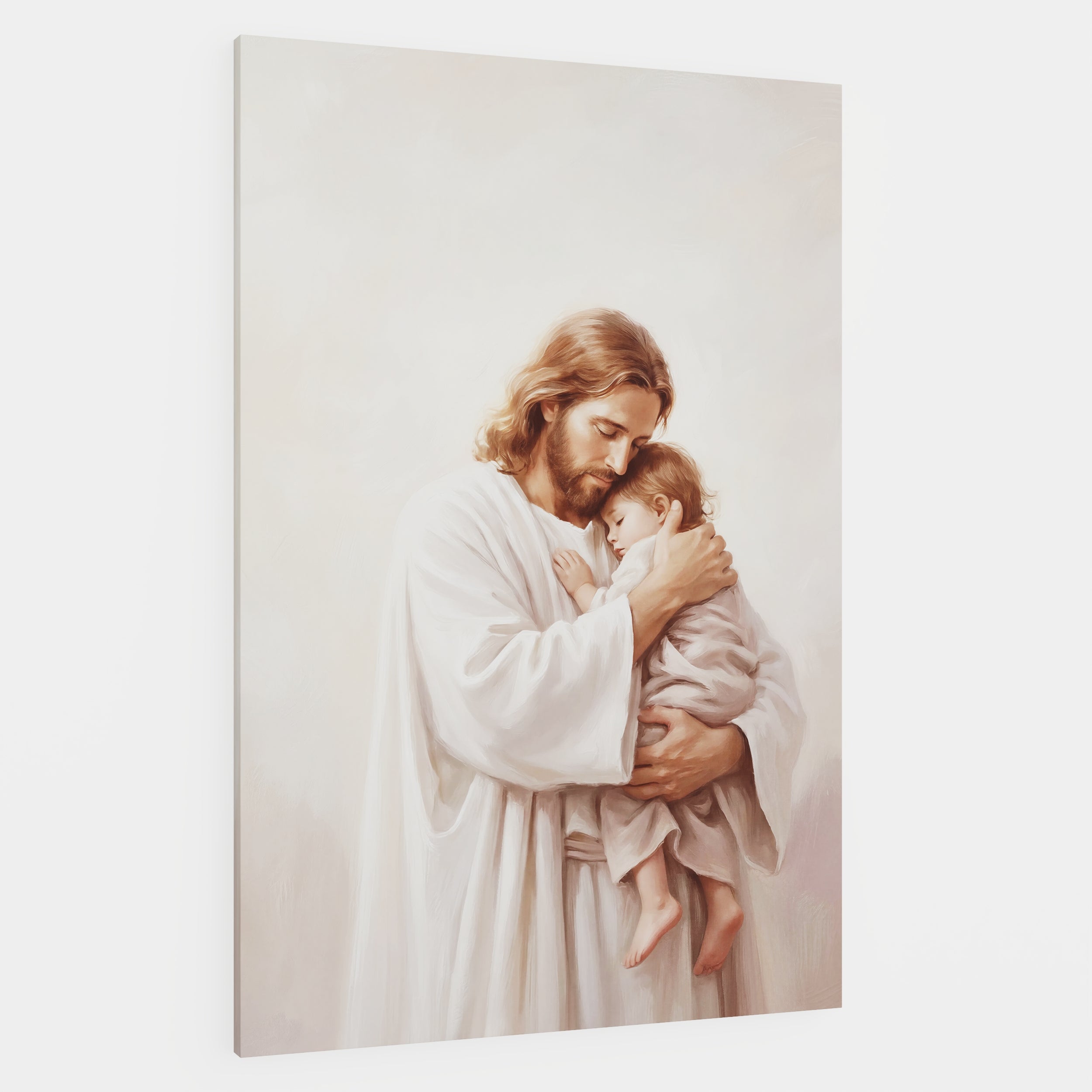 Safe in His Arms - Canvas
