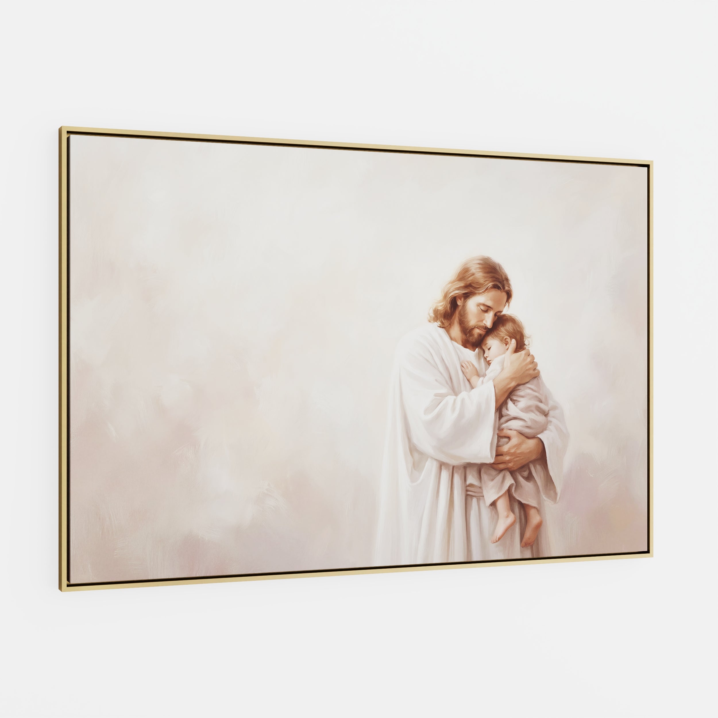 Safe in His Arms - Canvas