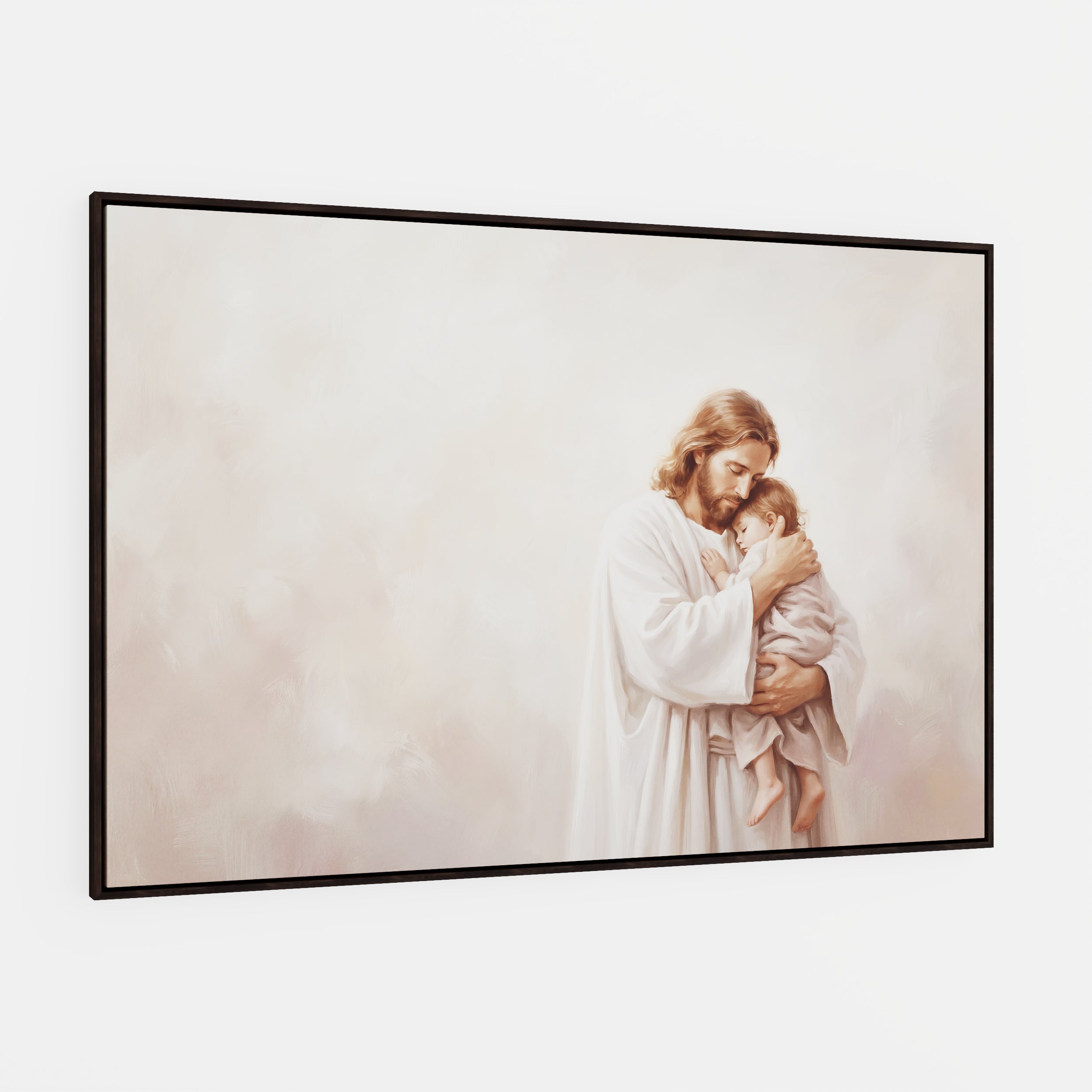 Safe in His Arms - Canvas