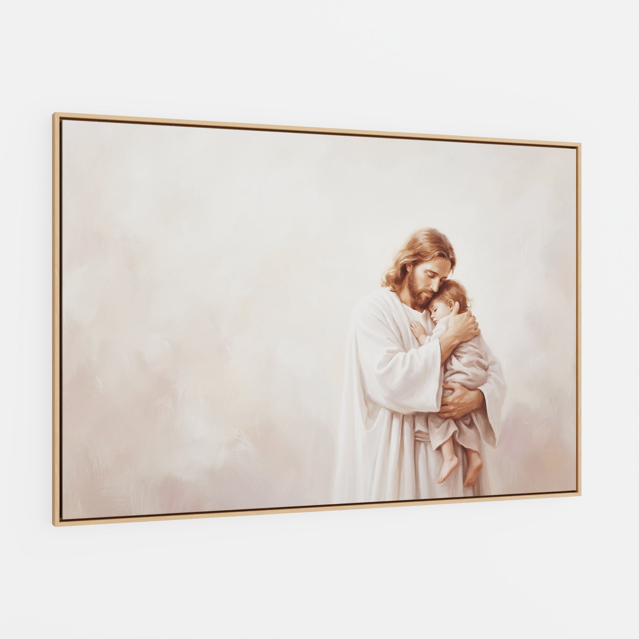 Safe in His Arms - Canvas