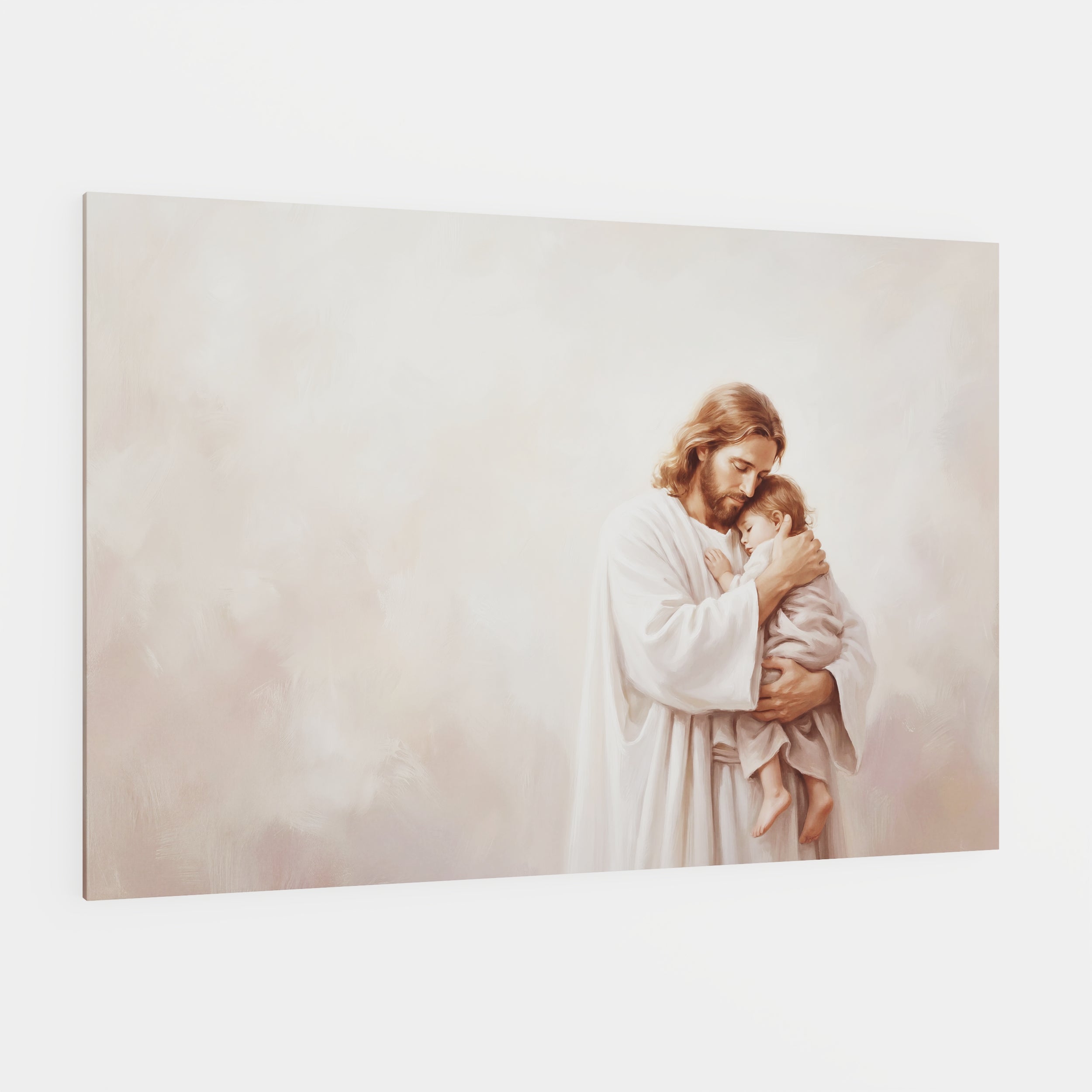 Safe in His Arms - Canvas