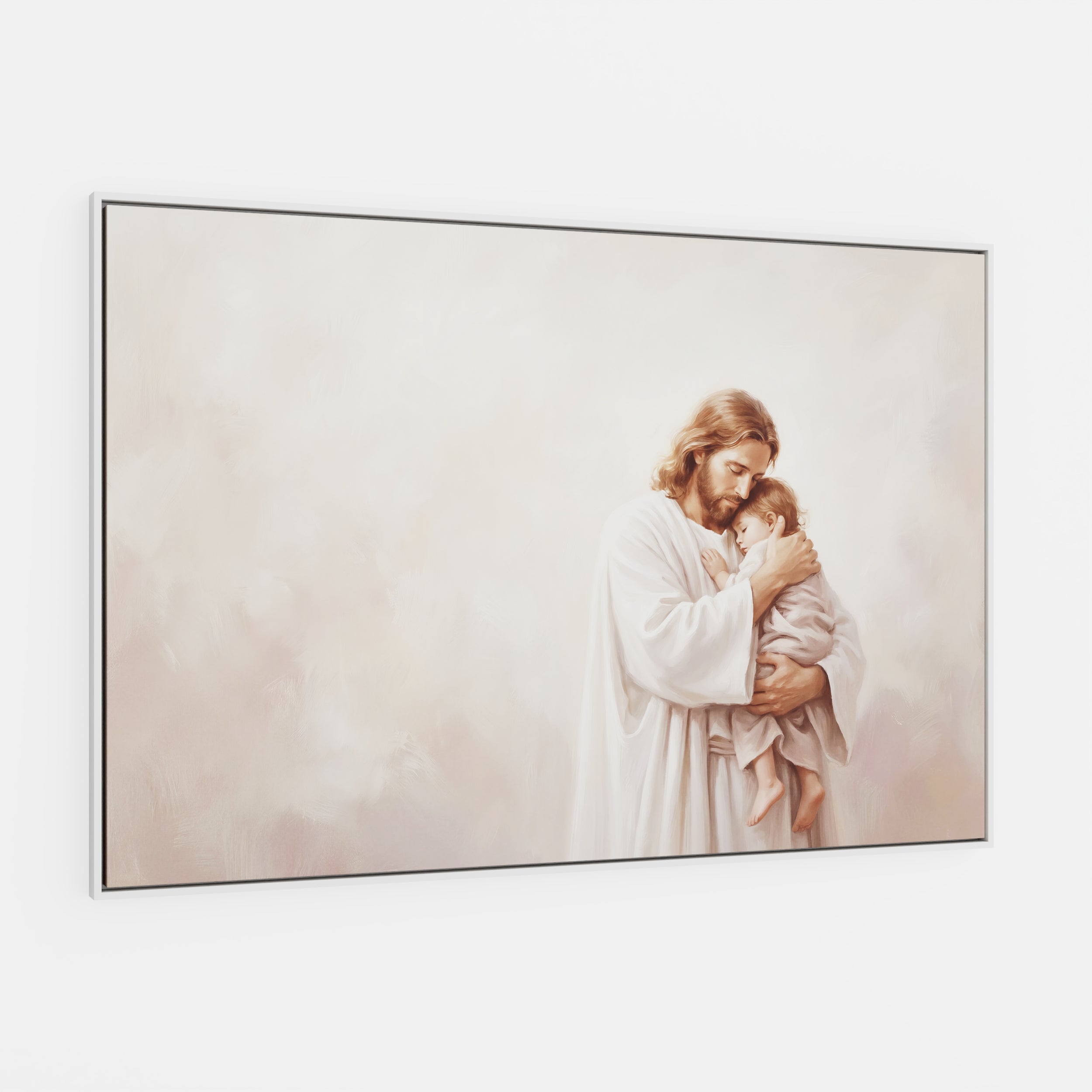 Safe in His Arms - Canvas