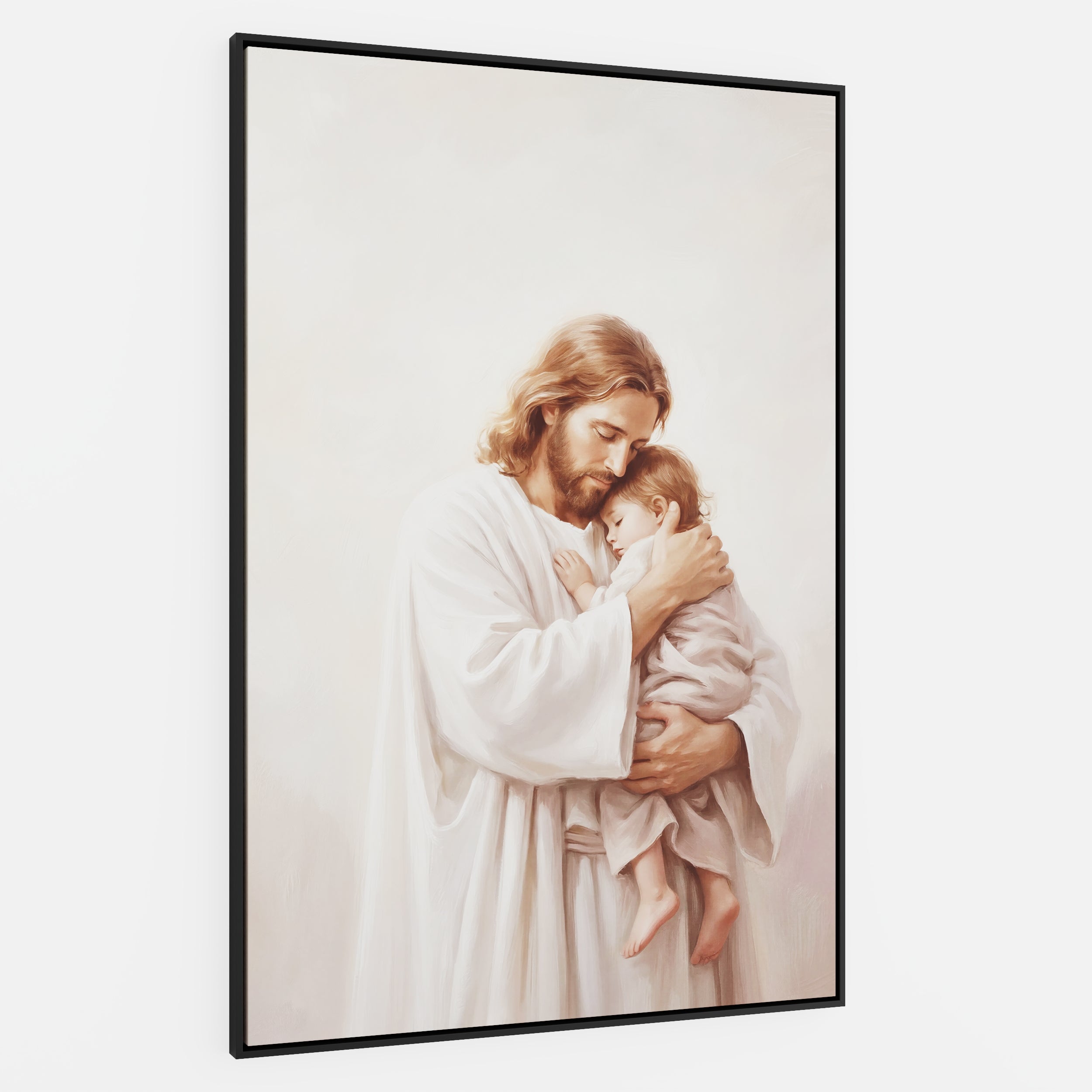 Safe in His Arms - Canvas