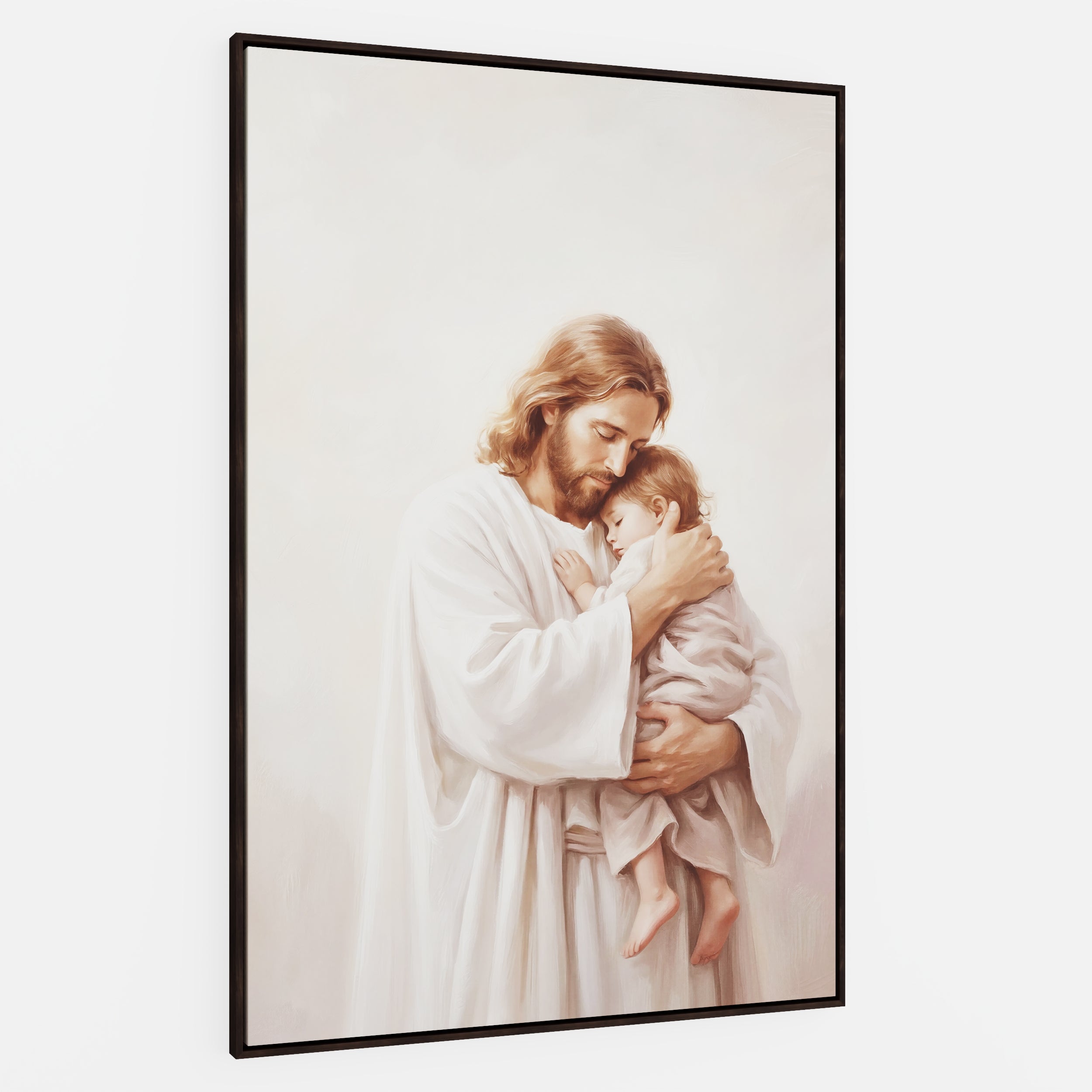 Safe in His Arms - Canvas