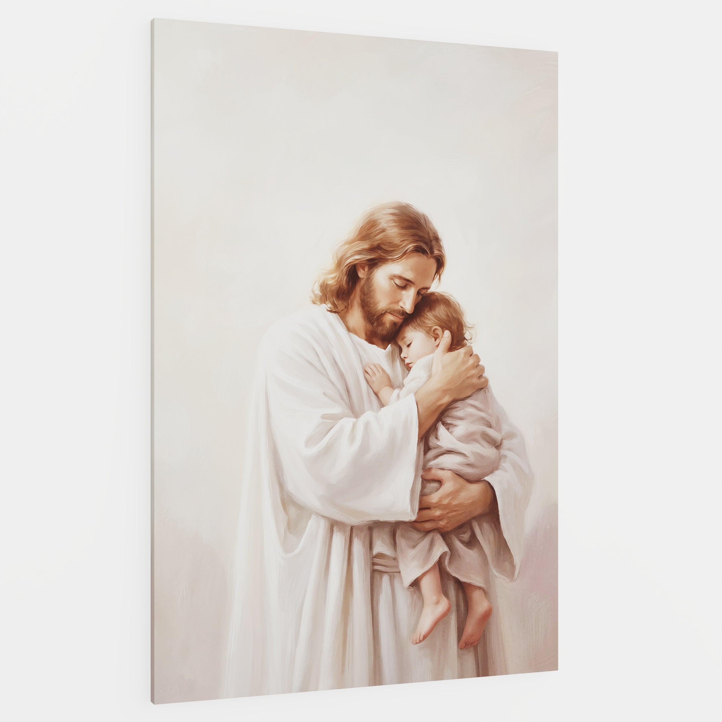 Safe in His Arms - Canvas