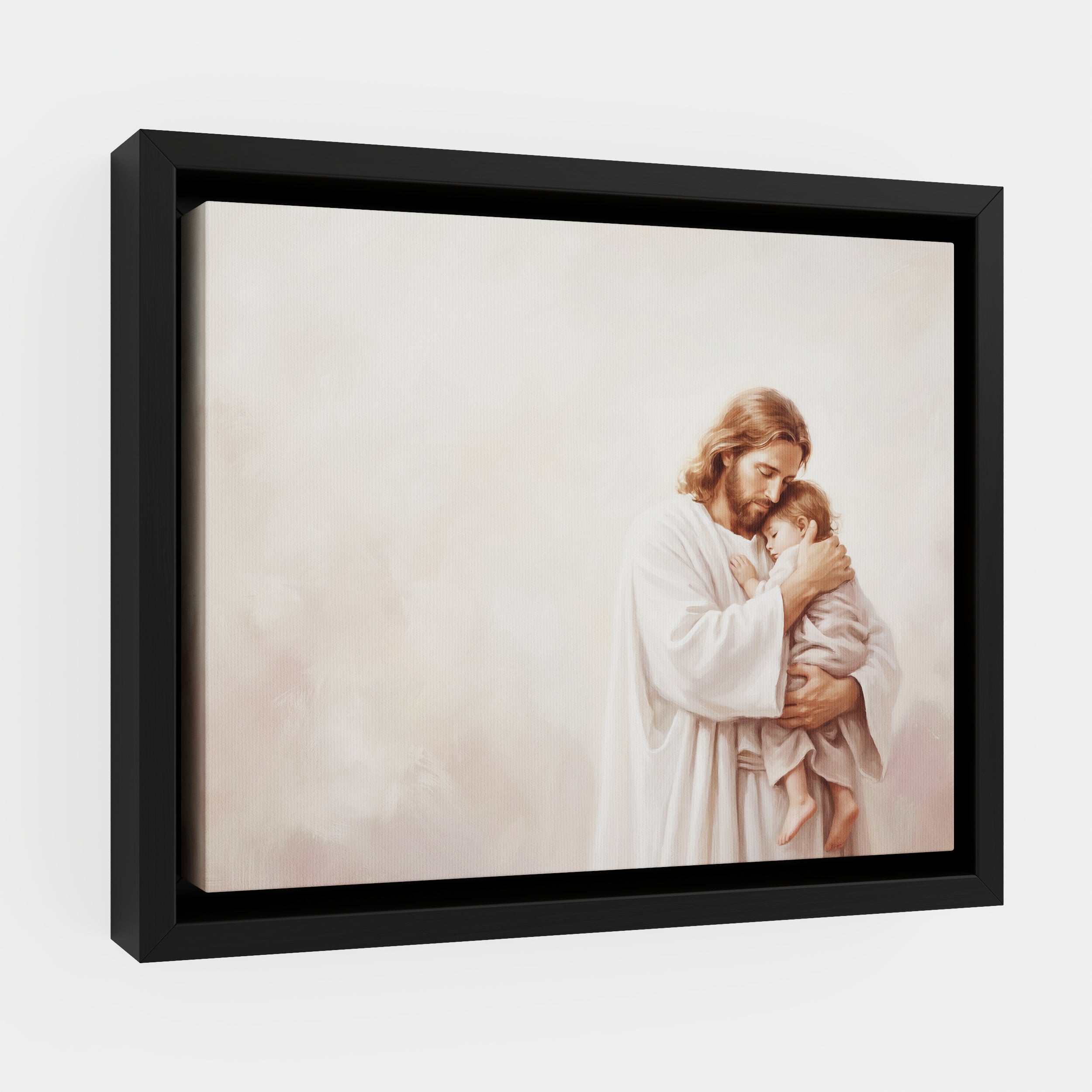 Safe in His Arms - Canvas