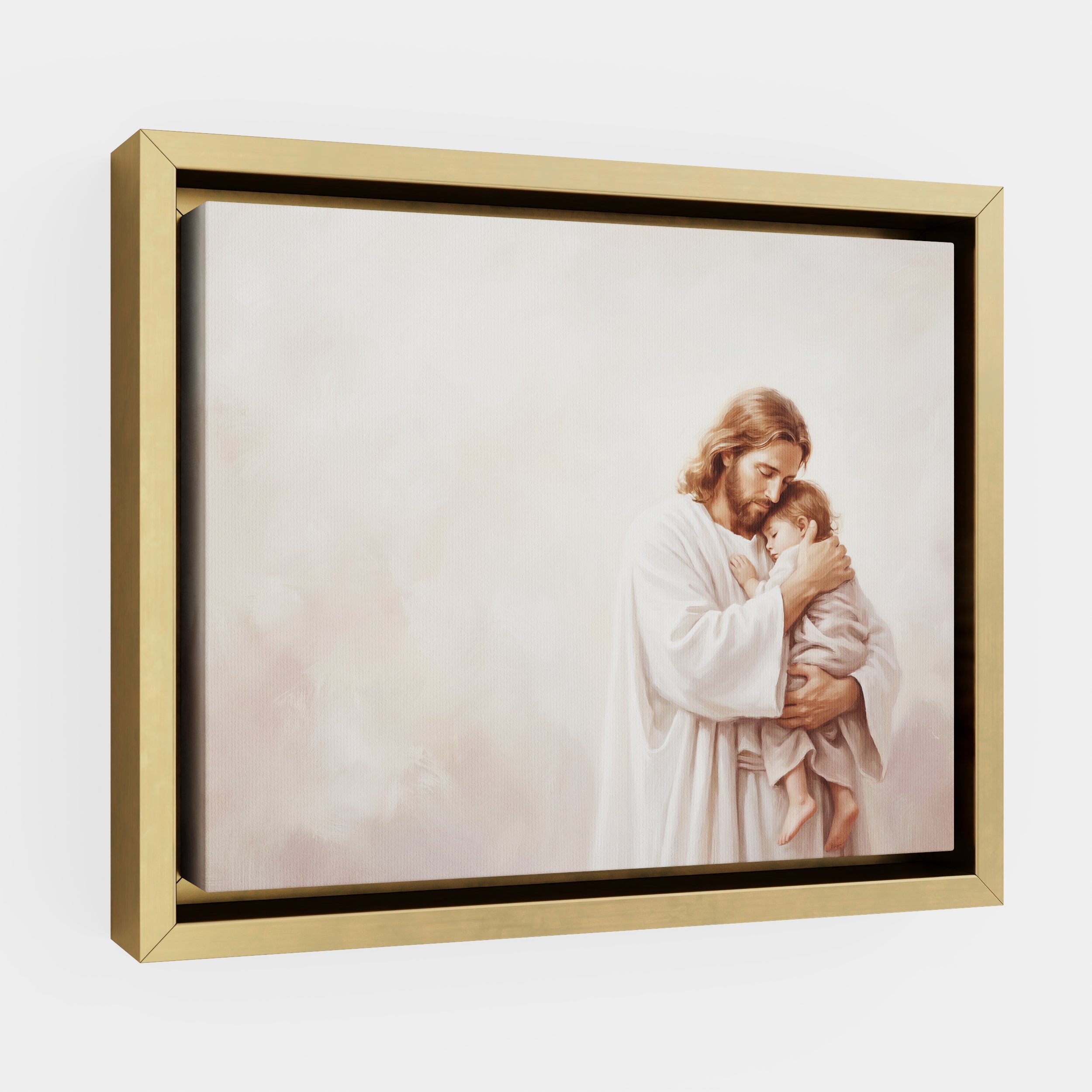 Safe in His Arms - Canvas