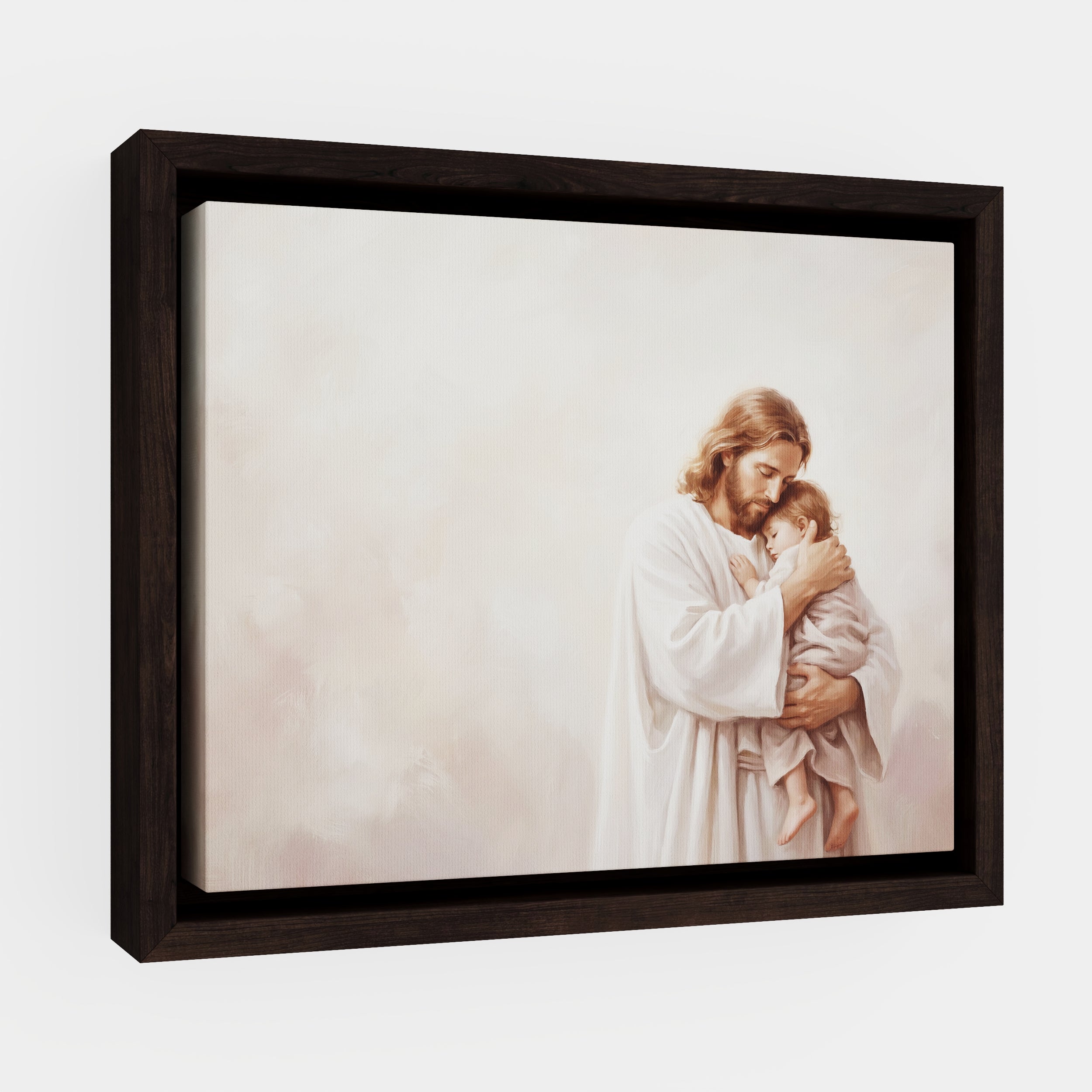 Safe in His Arms - Canvas