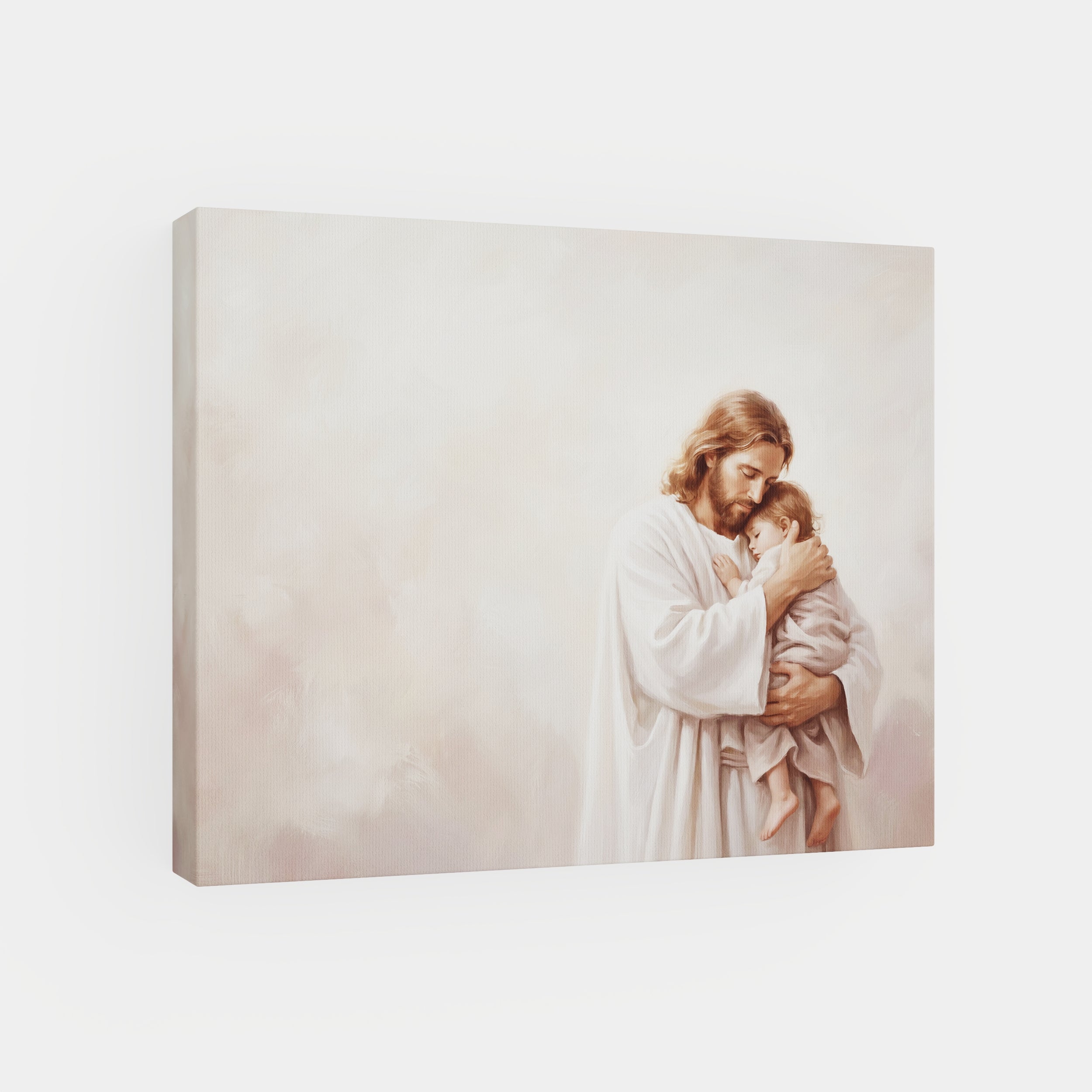 Safe in His Arms - Canvas