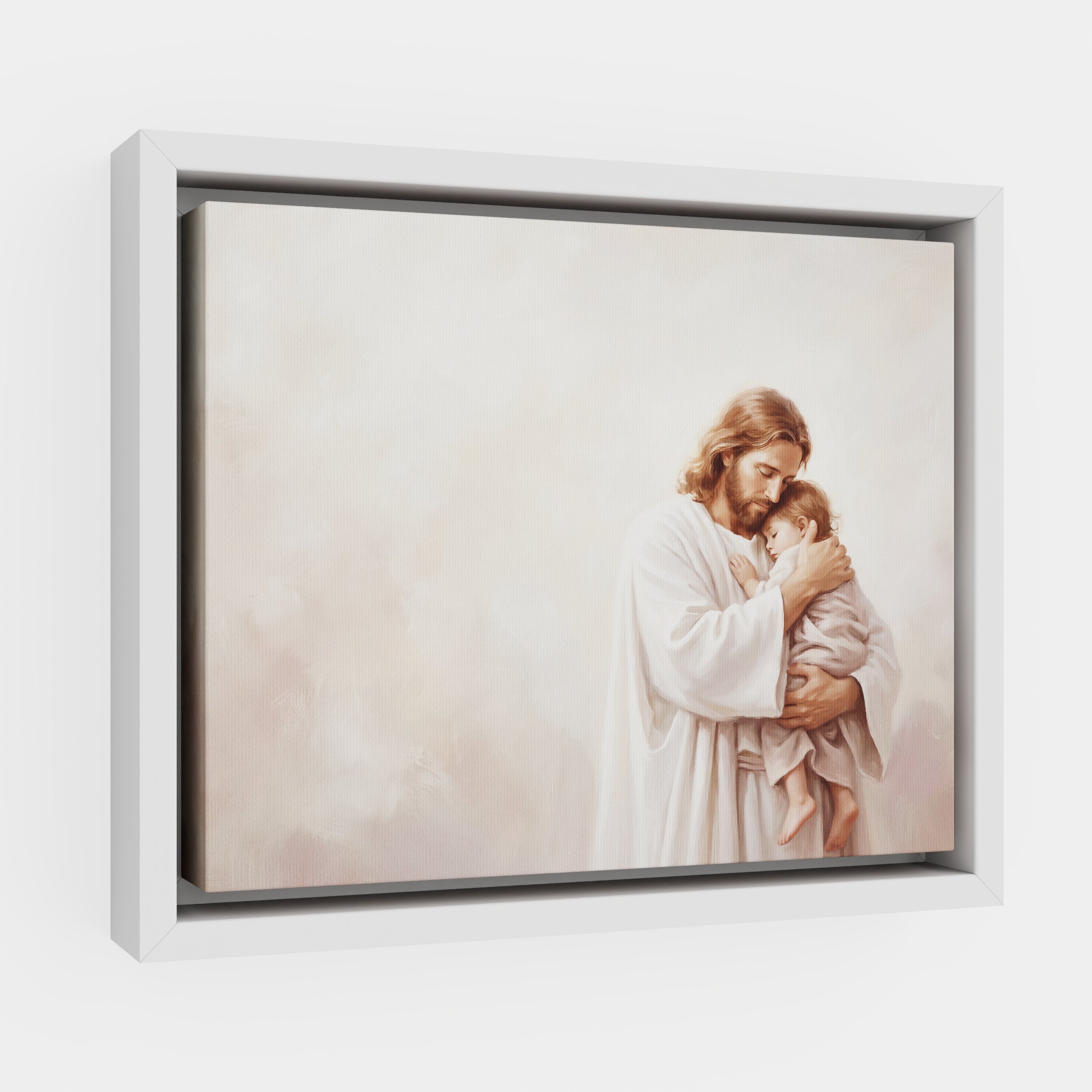 Safe in His Arms - Canvas