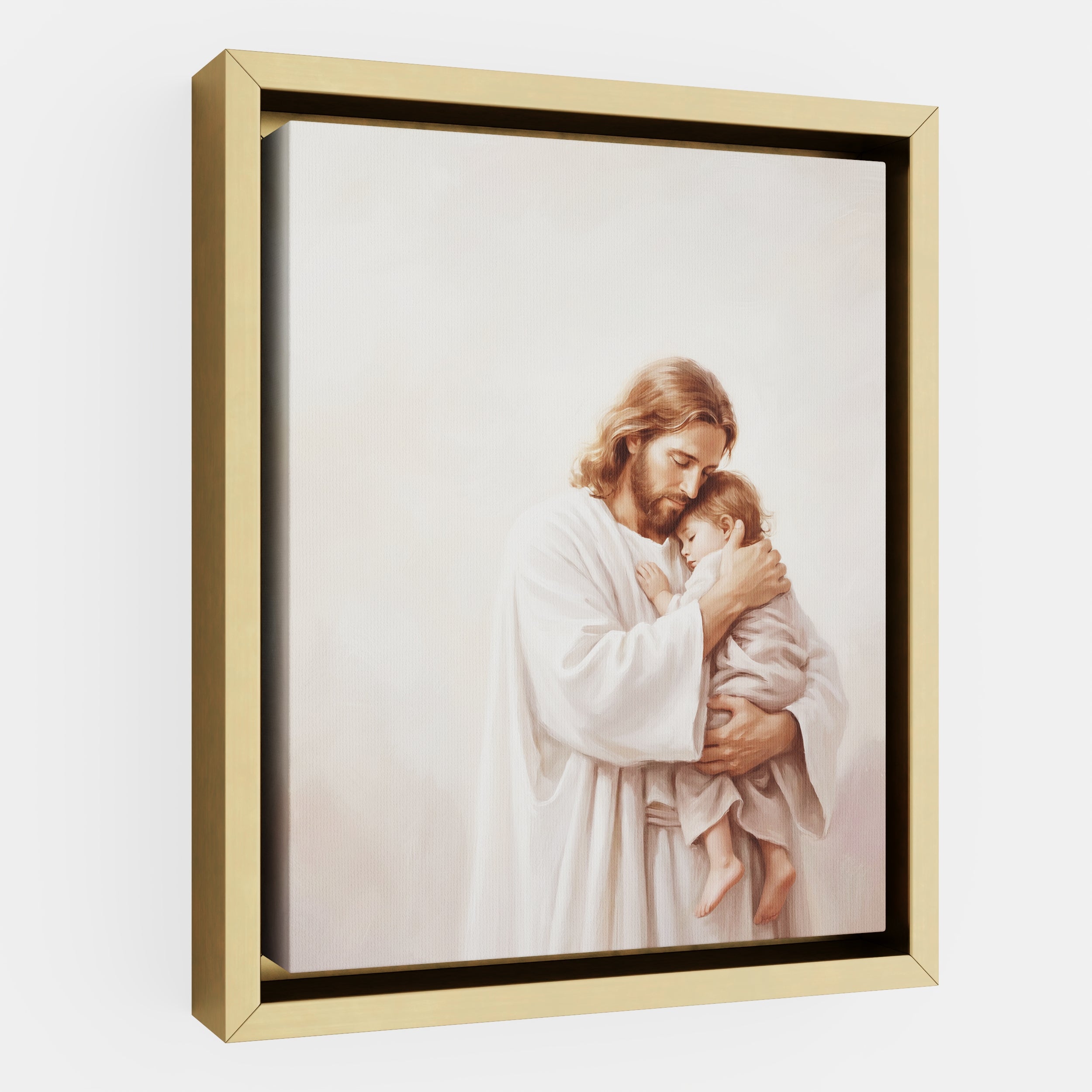 Safe in His Arms - Canvas