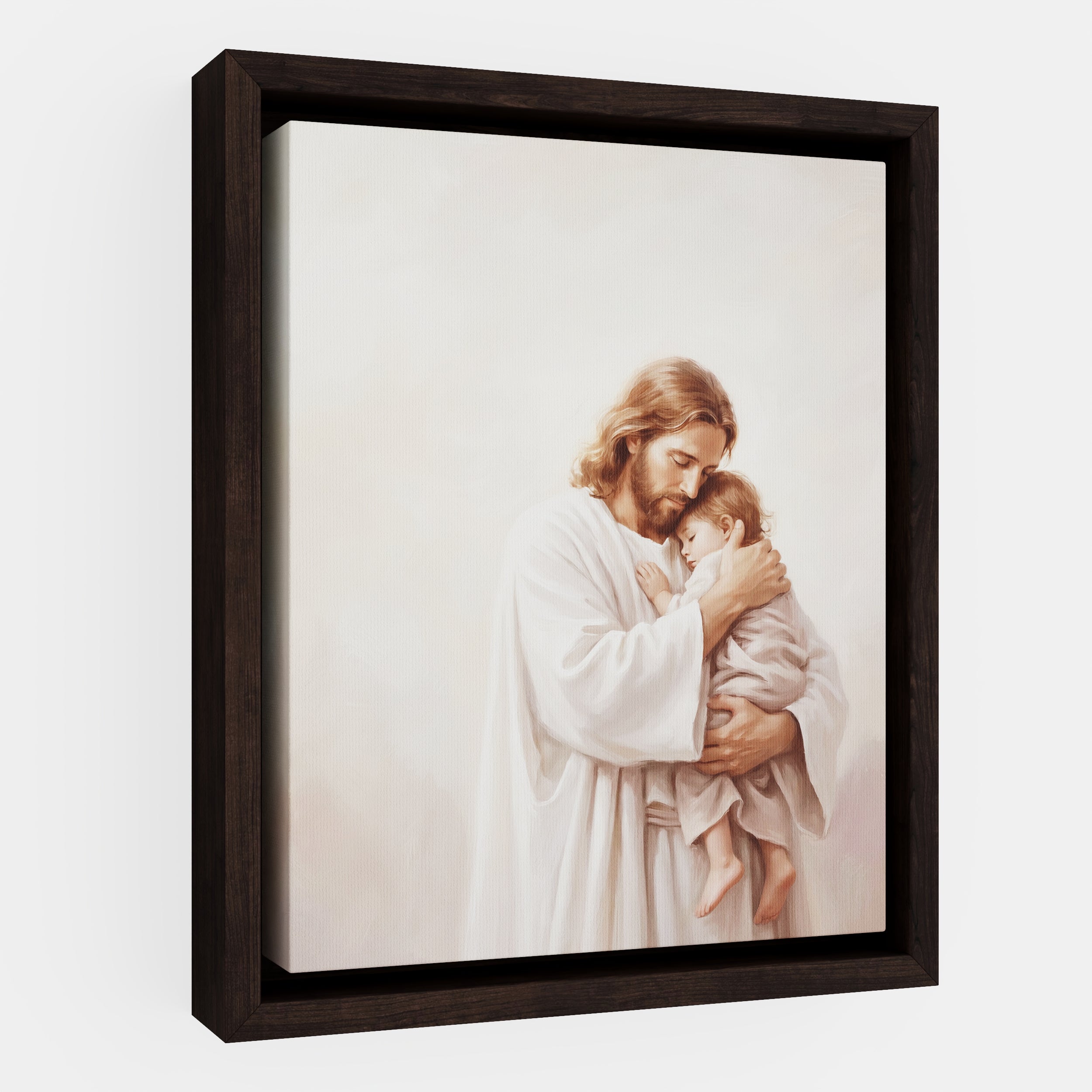 Safe in His Arms - Canvas