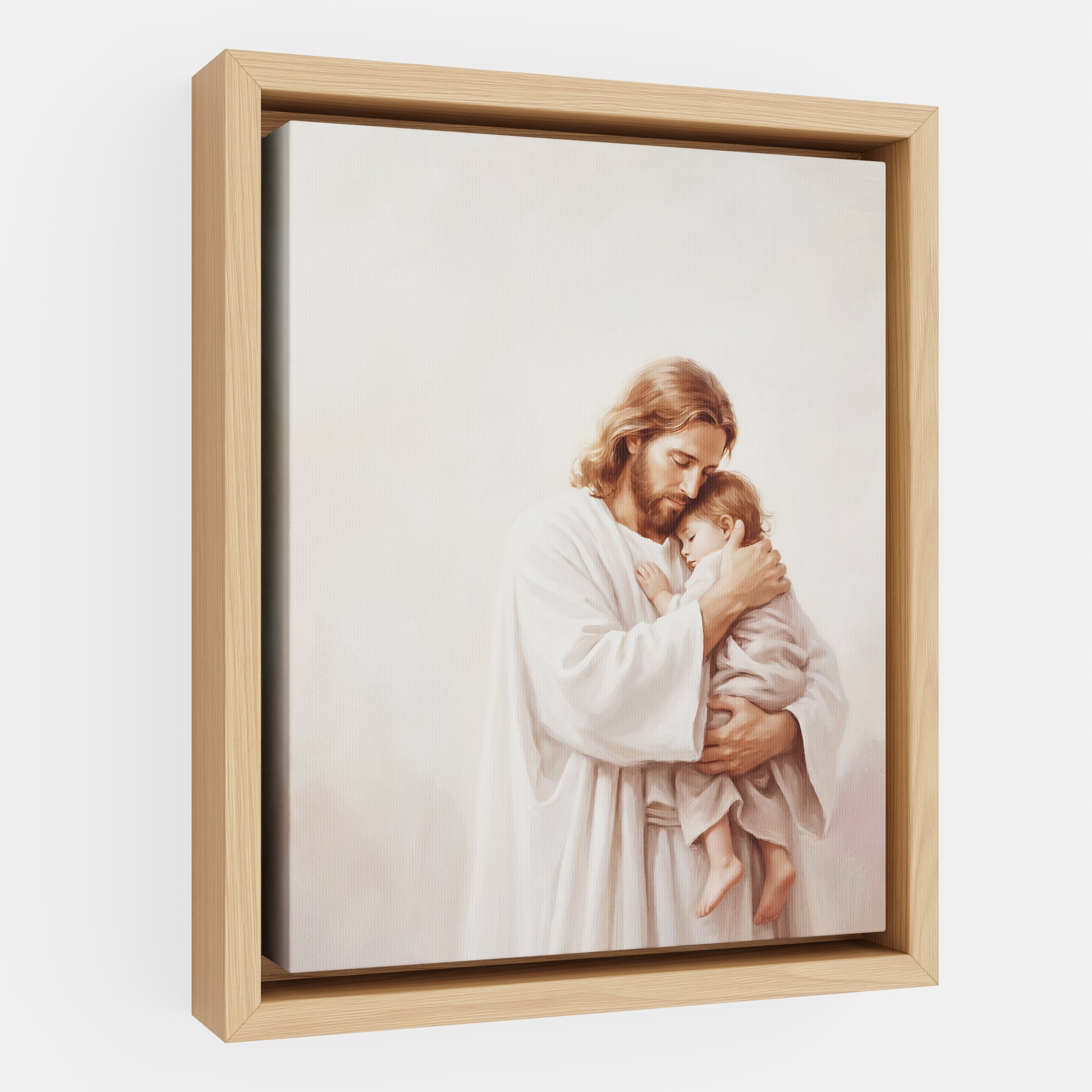 Safe in His Arms - Canvas