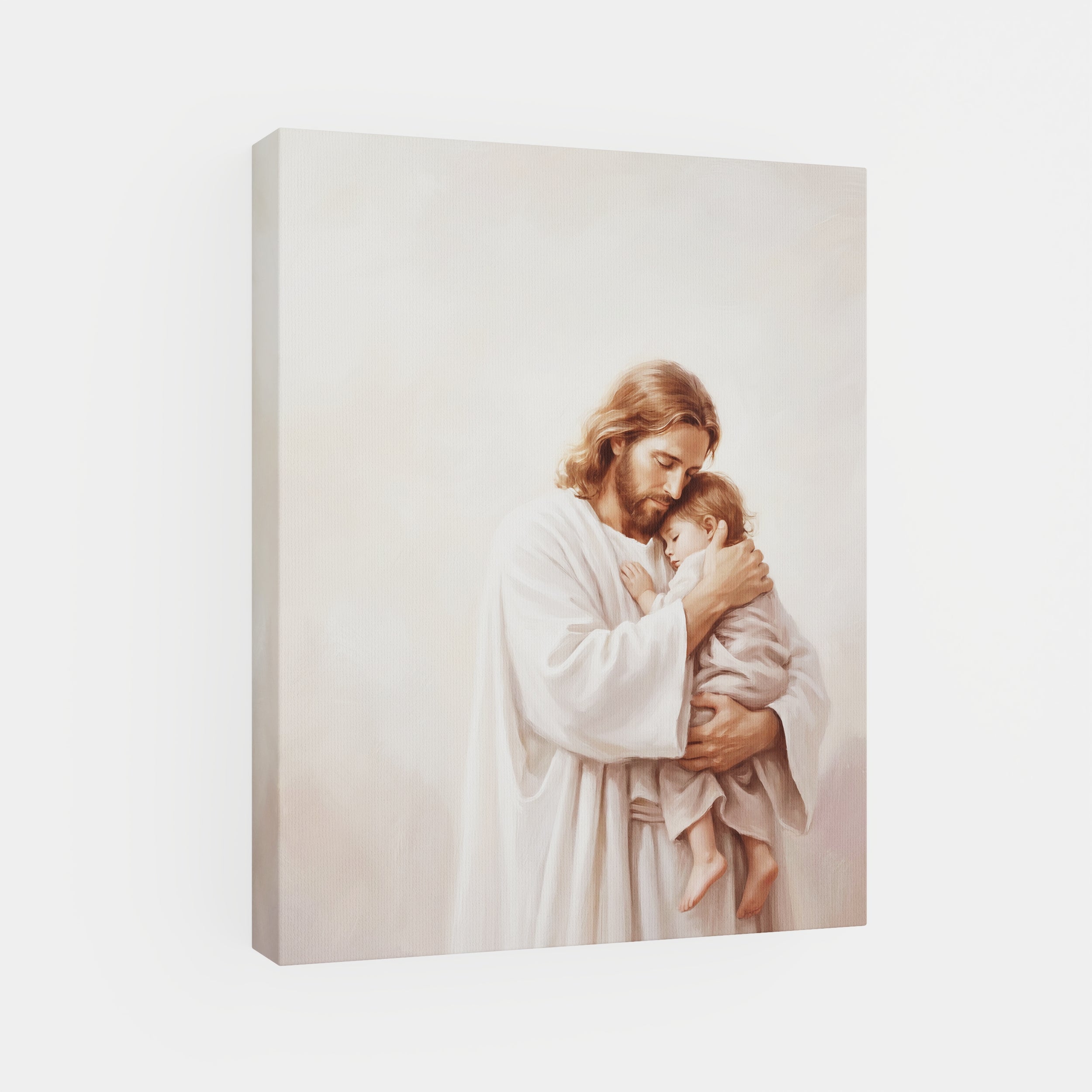 Safe in His Arms - Canvas