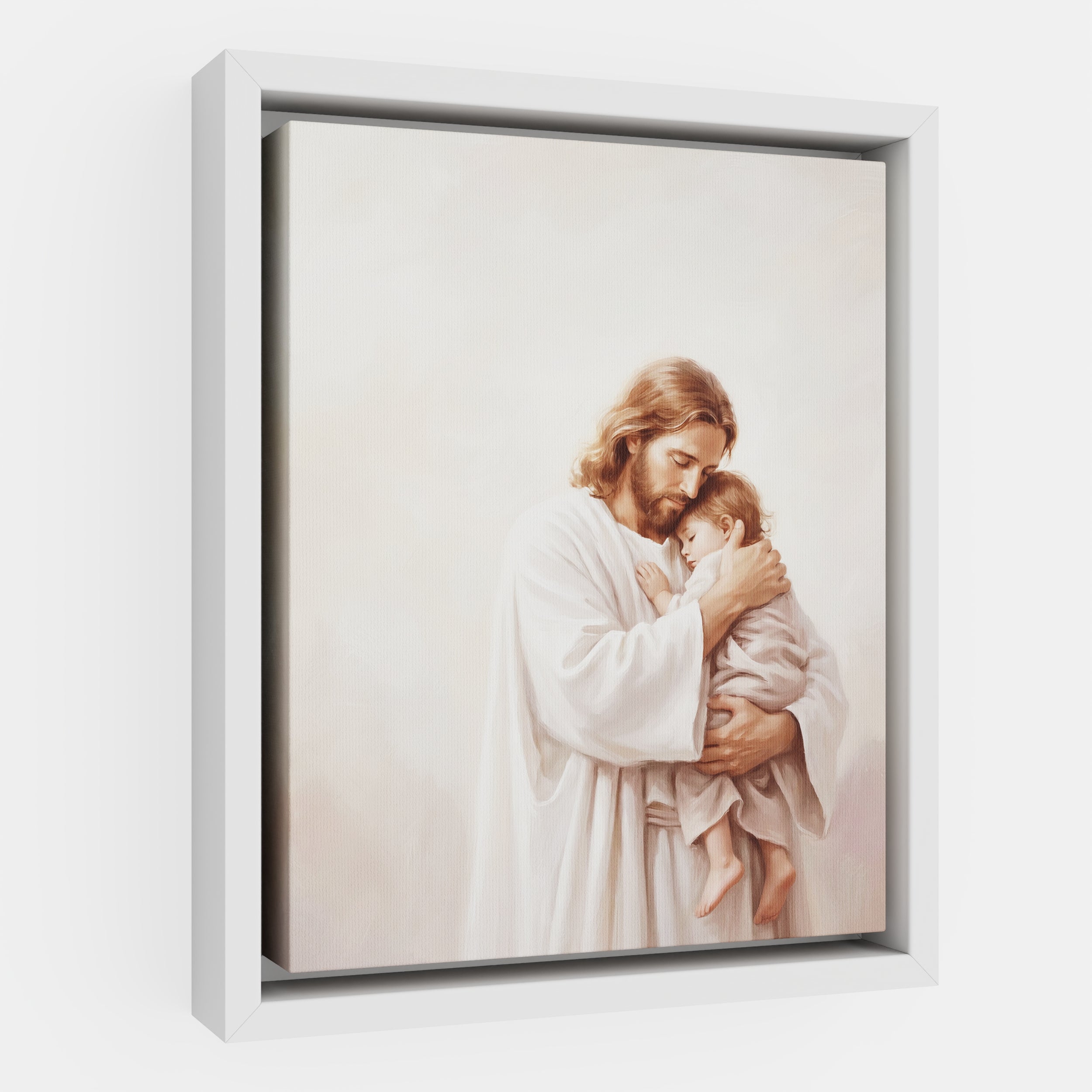 Safe in His Arms - Canvas