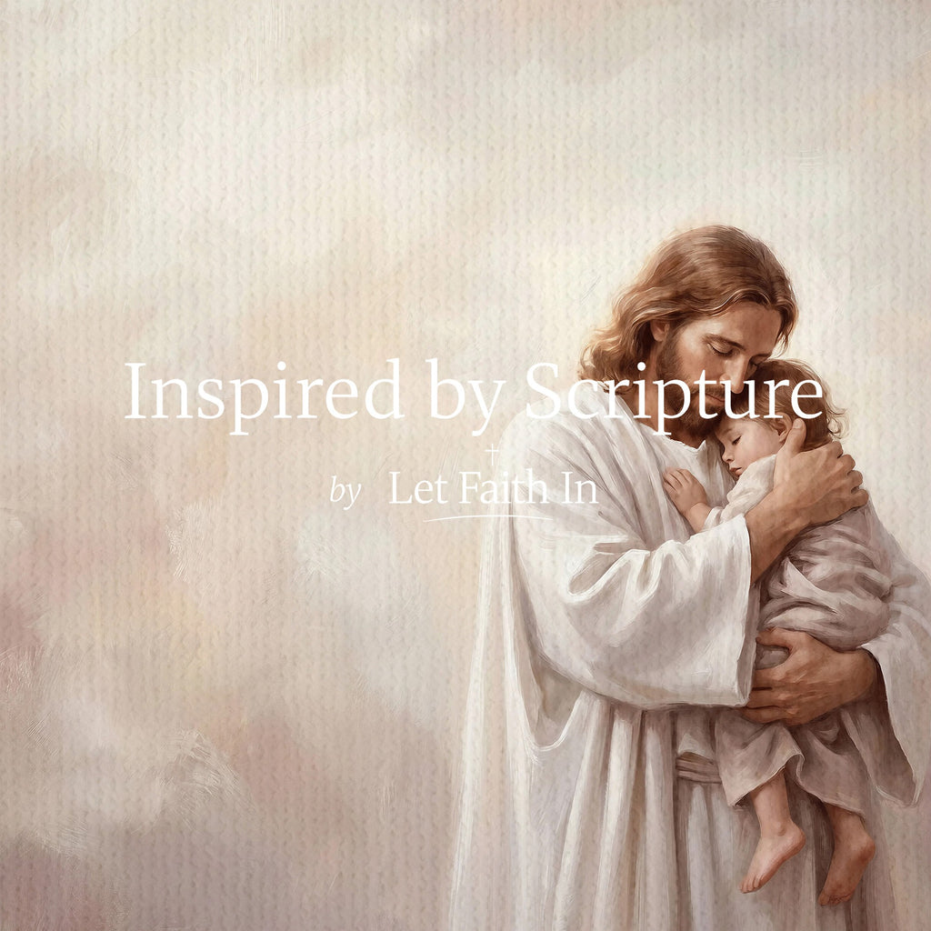 Safe in His Arms - Canvas