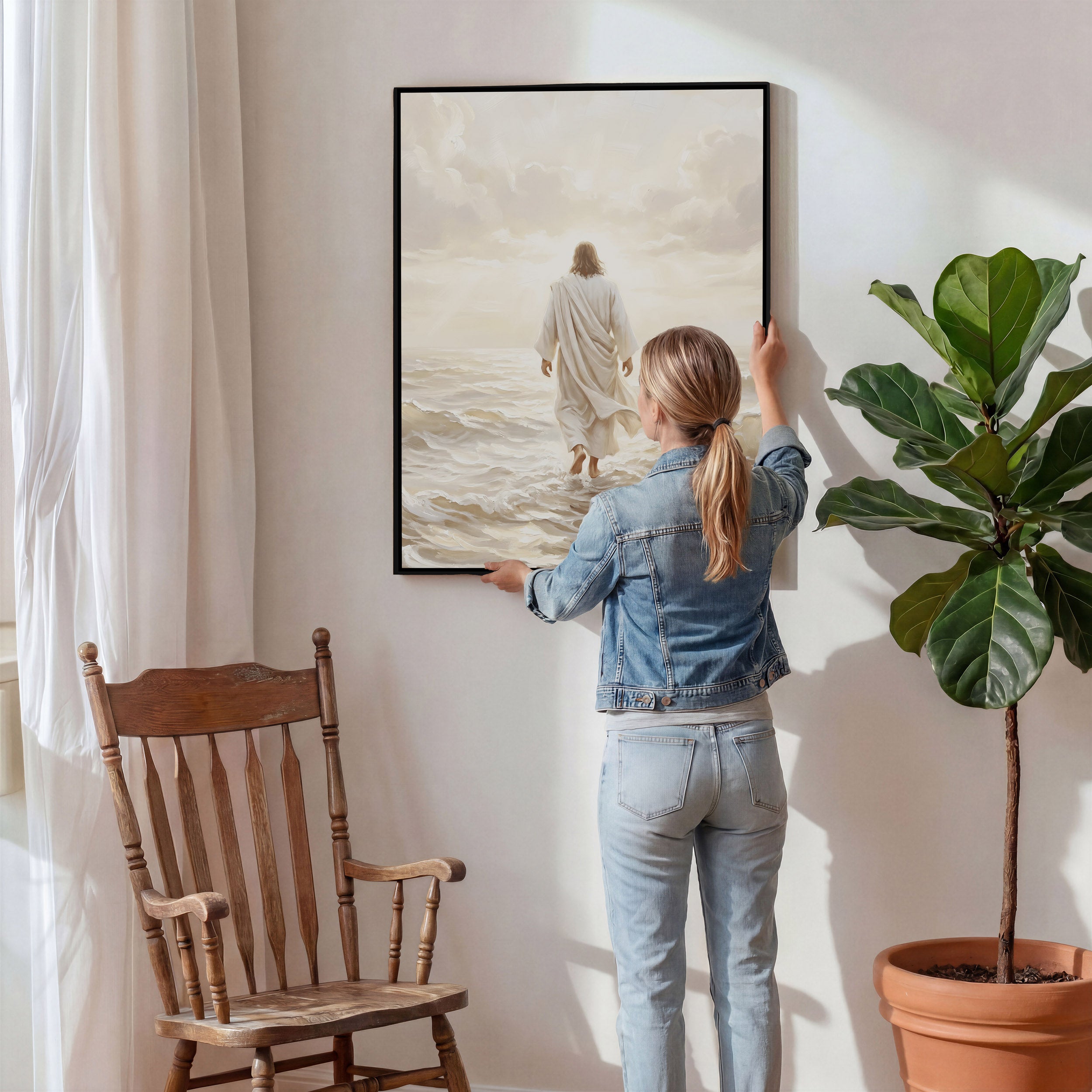 Even the Waves Obey - Canvas