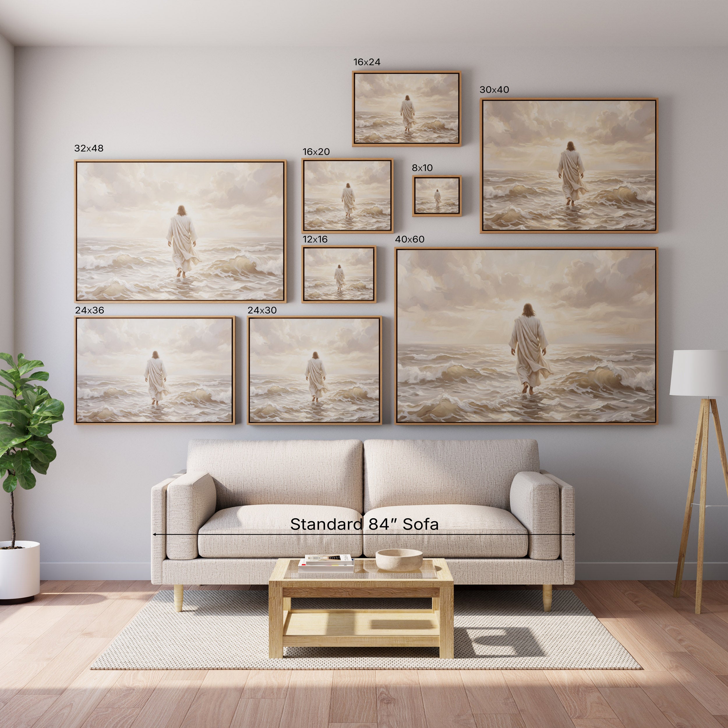 Even the Waves Obey - Canvas